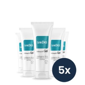 Produktbild LinkDes Antisept Gel 75ml 5er pack